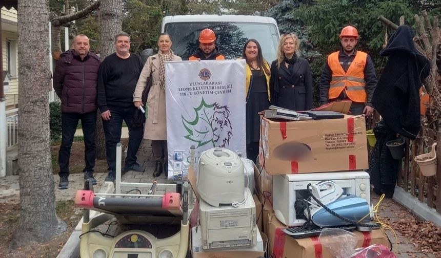 Çankaya’da Elektronik Atıklar Geri Dönüşümle Hayat Buluyor