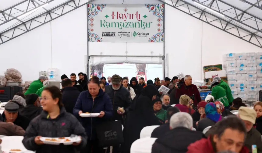 Çankaya’da ramazan ayı boyunca 3 noktada iftar sofrası kurulacak