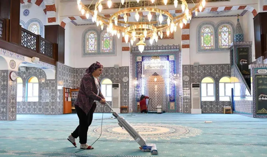 Altındağ'ın camileri bayram namazı için hazır