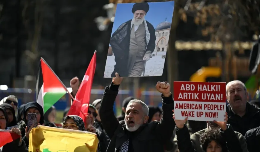 ABD ve İsrail'in İran’a Yönelik Saldırıları Ankara’da Protesto Edildi