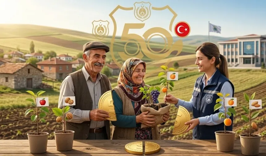 Şereflikoçhisar'da yüzde 50 hibeli fidan dönemi başladı!