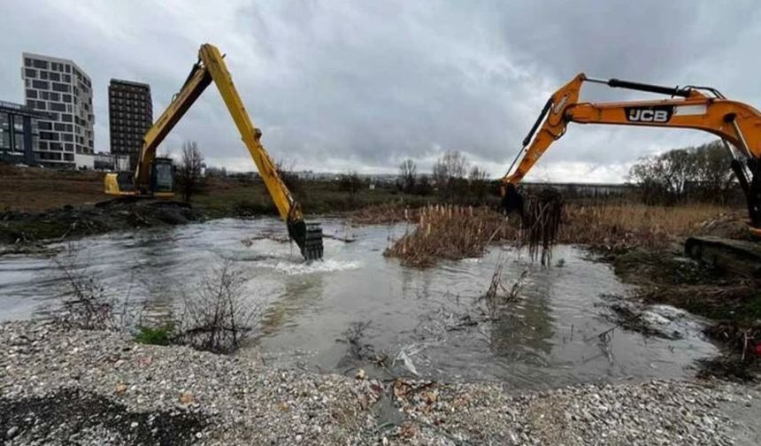 Çubuk Deresi Taştı