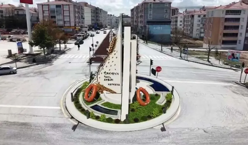 Haymana'da kent estetiğine yeni dokunuş