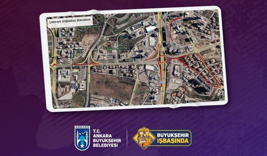 Çankaya'daki bu yollar 7 gün boyunca kapalı