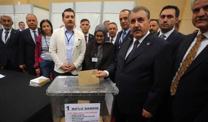 Mustafa Destici Bir Kez Daha BBP'nin Başına Geçti