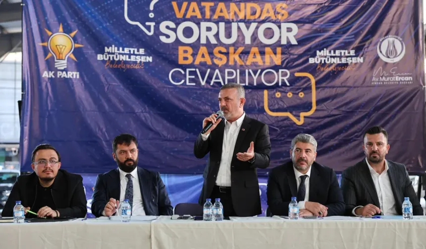 Sincan Belediye Başkanı Murat Ercan mahalle sakinlerini dinledi