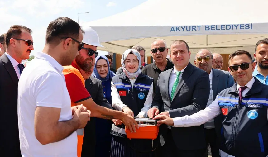 Akyurt’ta etüt merkezi ve otopark için temel atıldı