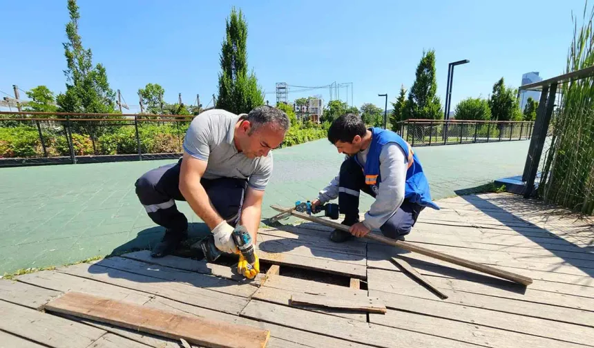 Altındağ'da parklar yenileniyor