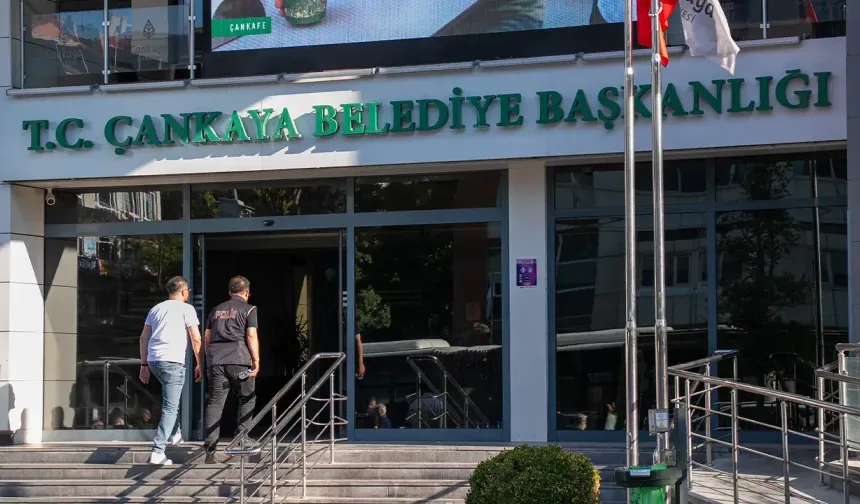 Çankaya Belediyesi’ne operasyon! Çok sayıda gözaltı var