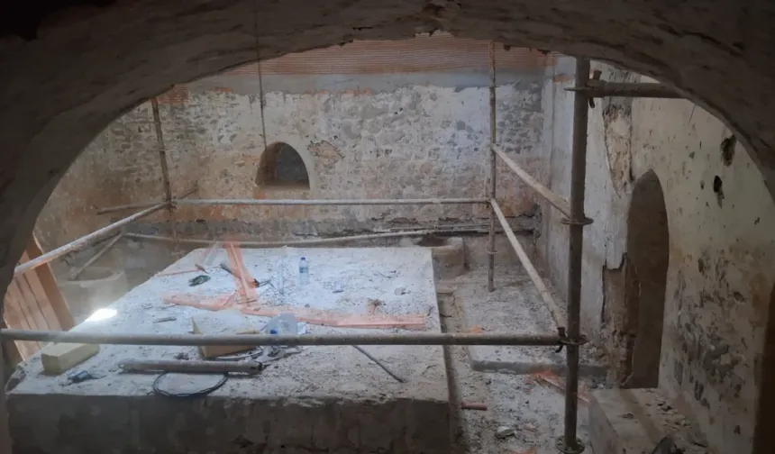 Beypazarı’nda tarihi hamam yeniden hayat buluyor