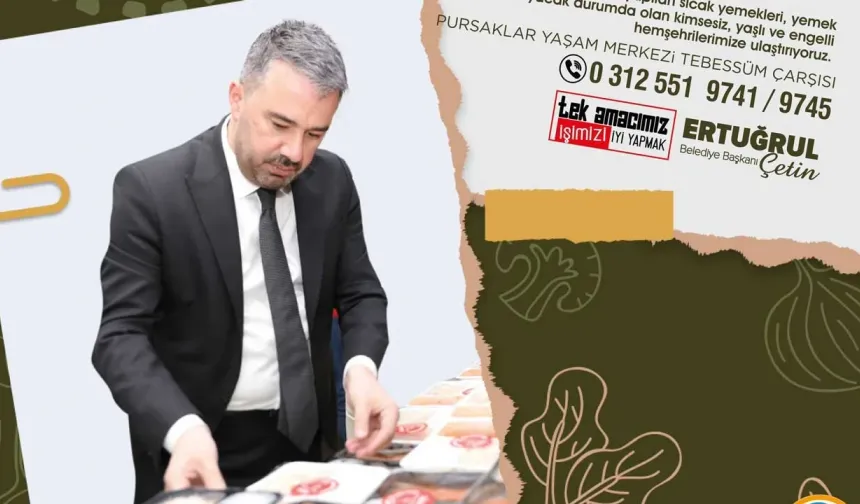 Pursaklar Belediyesinden ihtiyaç sahiplerine sıcak yemek desteği